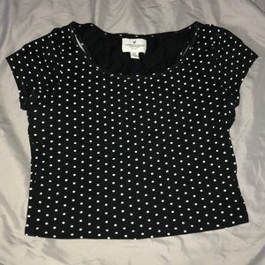 American Eagle Polka Dot Crop Top